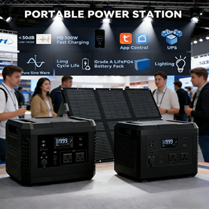 สถานีพลังงานแสงอาทิตย์แบบพกพา 2400W 3000W 5000W พร้อมพอร์ตควบคุม MPPT ระบบสำรองไฟ (UPS) คลื่นไซน์บริสุทธิ์ แบตเตอรี่ LiFePO4 รองรับการชาร์จรถยนต์ - Product Image 4