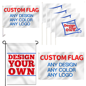 Digital Printing Any Design Any Color Any logo Premium Fabric <strong>Red</strong> Good Quality Colorful Double Sided 3X5 Custom <strong>Flag</strong> - Product Image 1