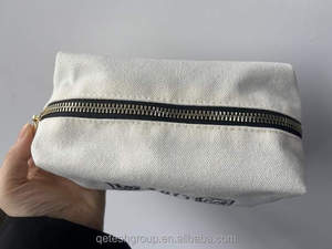 Pochette cosmétique en toile Trousse de toilette de maquillage personnalisée Voyage - Product Image 5