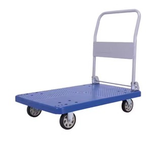 350kgs Load Capacity Black Platform Structure Hand <strong>Carts</strong> Foldable Platform <strong>Flat</strong> Plastic Hand Trolley <strong>Cart</strong> Hand Truck - Product Image 4