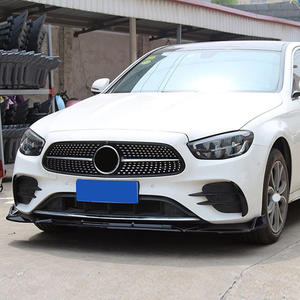 Lèvre de pare-chocs avant de vente d'usine W213 Conversion B Style lèvre avant à trois étages pour mercedes-benz classe E W213 <span class=keywords><strong>2021</strong></span> + - Product Image 2