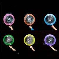 Ballon de bulles colorées, 12 pièces, dégradé clair, 18 pouces, habit bobo pré-tendu, ballon donuts transparent pour décoration de fête