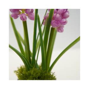 Ornements de <span class=keywords><strong>jardin</strong></span> en plein air en pot, fausses fleurs de roseaux bleues, décoration verte artificielle, vente en gros - Product Image 2