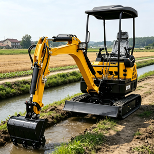 Productos Más Vendidos: Mini Excavadora Ht16 de 1600 kg para Agricultura, Conservación del Agua, Jardinería, Construcción Rural - Product Image 1