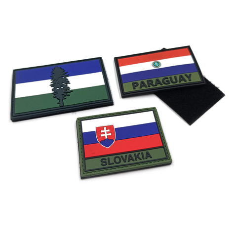 Personalised 3D  Custom Soft PVC Patch Garment Shield Expedition PVC Rubber Patches Vinyl Custom Logo Patches