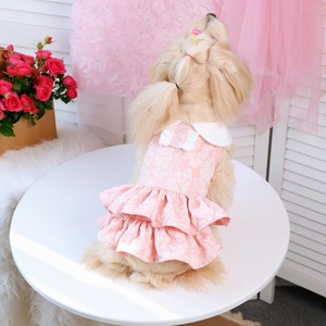 Robe de princesse japonaise 3D à volants en dentelle florale pour chiens et chats, jupe de fête printemps-été pour animaux de compagnie, idéale pour Teddy et Bichon - Product Image 2