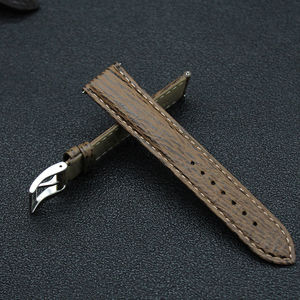 HUANLONG Correas de reloj suaves de piel de vaca de alta calidad cosidas resistentes al desgaste correas de reloj de cuero genuino de liberación rápida - Product Image 3