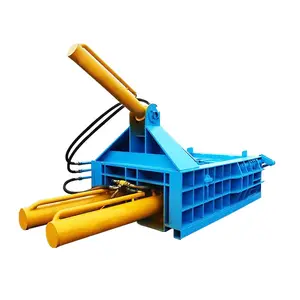 Scrap Metal Baler Shear Machine Used Car Press And Cutting Machine Small Aluminum Scrap Can Car Press Baler Machine