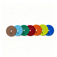 Disques de polissage à sec alvéolés de 100 mm (4 pouces) en matériau abrasif diamanté de qualité supérieure pour le conditionnement des surfaces en béton, granit et marbre