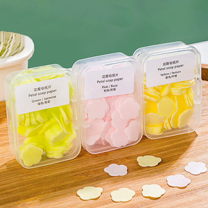 香りのバス紙吹雪花びらフラワーソープハンドウォッシュペーパーソープ - Product Image 1