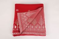 Source usine arbre de Noël tricoté jeter BlanketSherpa jeter couverture pour canapé draps de lit noël flocon de neige jeter couverture