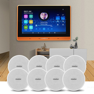 Pw7825m + fcr525 màn hình cảm ứng Bluetooth điều khiển từ xa nhà nền âm nhạc Hệ thống tường khuếch đại với 8 loa Trần - Product Image 6