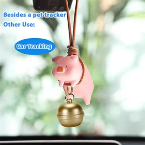 New Products G15 Bell Pet Mini GPS Tracker Life Waterproof Free APP Real Time Tracking GPS Wifi LBS For Cats Dogs Pets Animal