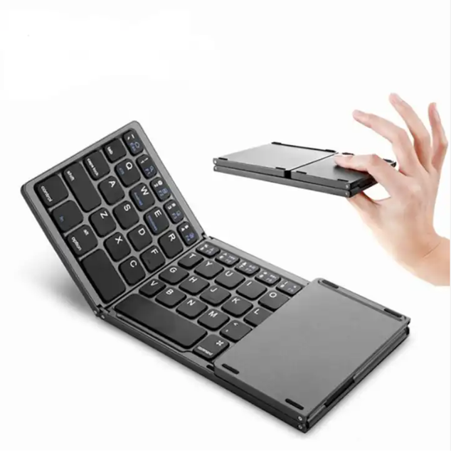 B033 Mini Folding Foldable Keyboard for Windows Android IOS Phone Tablet PC