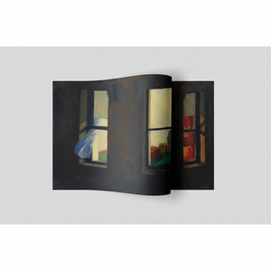 Impresión en lienzo modernista - Obra de arte de Night Windows de Edward Hopper, PÓSTER ENROLLADO - Product Image 2