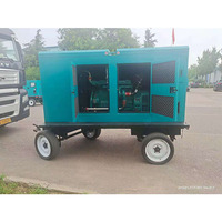 Kraftstoffsparender Dieselgenerator 50kW 62,5kVA mit Anhänger und Regenschutzhaube Industriequalität IP23 Gehäuse