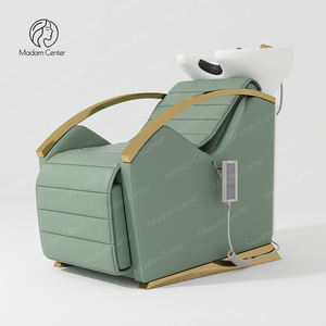 Madamcenter portátil eléctrico Spa champú cama masaje silla terapia de agua cabeza lavadora Silla De champú lavado de cabello - Product Image 1