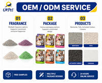 Litière pour chat ultra agglomérante facile à ramasser, vente en gros, 1,5 mm-2 mm, litière pour chat au tofu, échantillon gratuit, 100% tofu pur