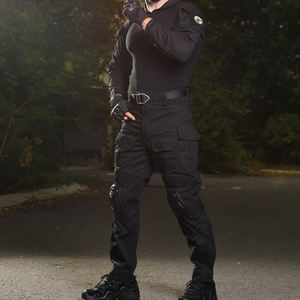 Оптовая продажа по заводской цене, комплект тактической одежды из двух частей для пеших прогулок, камуфляжный мужской Тактический Костюм - Product Image 4