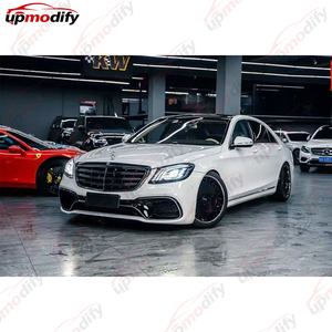 ชุดแต่งตัวถังรถยนต์เบนซ์ S-Class W222 ปี 2014 <span class=keywords><strong>2015</strong></span> 2016 2017 รุ่นเก่าเป็นรุ่นใหม่  แปลงโฉมเป็น S63 AMG ปี 2018 พร้อมชุดกันชน - Product Image 4