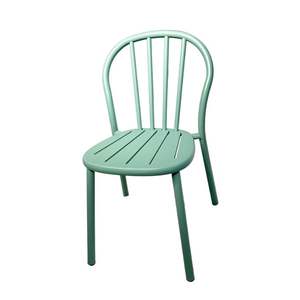 Fait dans la chaise latérale empilable en métal de style européen de Taïwan pour le mobilier extérieur en aluminium - Product Image 1
