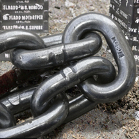 Chaînes en acier allié de finition zinc de qualité 80 Structure soudée Tambour en fer Paquet de levage