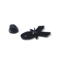Accessoires vestimentaires en gros avec ruban bleu, broche, badge, badge créatif et simple pour barbe.