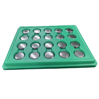 Pile bouton au lithium LiMnO2 CR2032 3V 220mAh pour carte mère d'ordinateur CE CB, télécommandes, jouets et balances électroniques