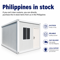 Maison conteneur modulaire préfabriquée portable en stock aux Philippines