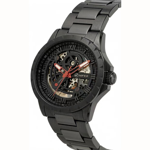 <span class=keywords><strong>Montre</strong></span> <span class=keywords><strong>mécanique</strong></span> classique à <span class=keywords><strong>remontage</strong></span> automatique pour hommes et femmes, fond de boîtier étanche, verre confortable, bracelet réglable, <span class=keywords><strong>montre</strong></span> à porter au quotidien - Product Image 1