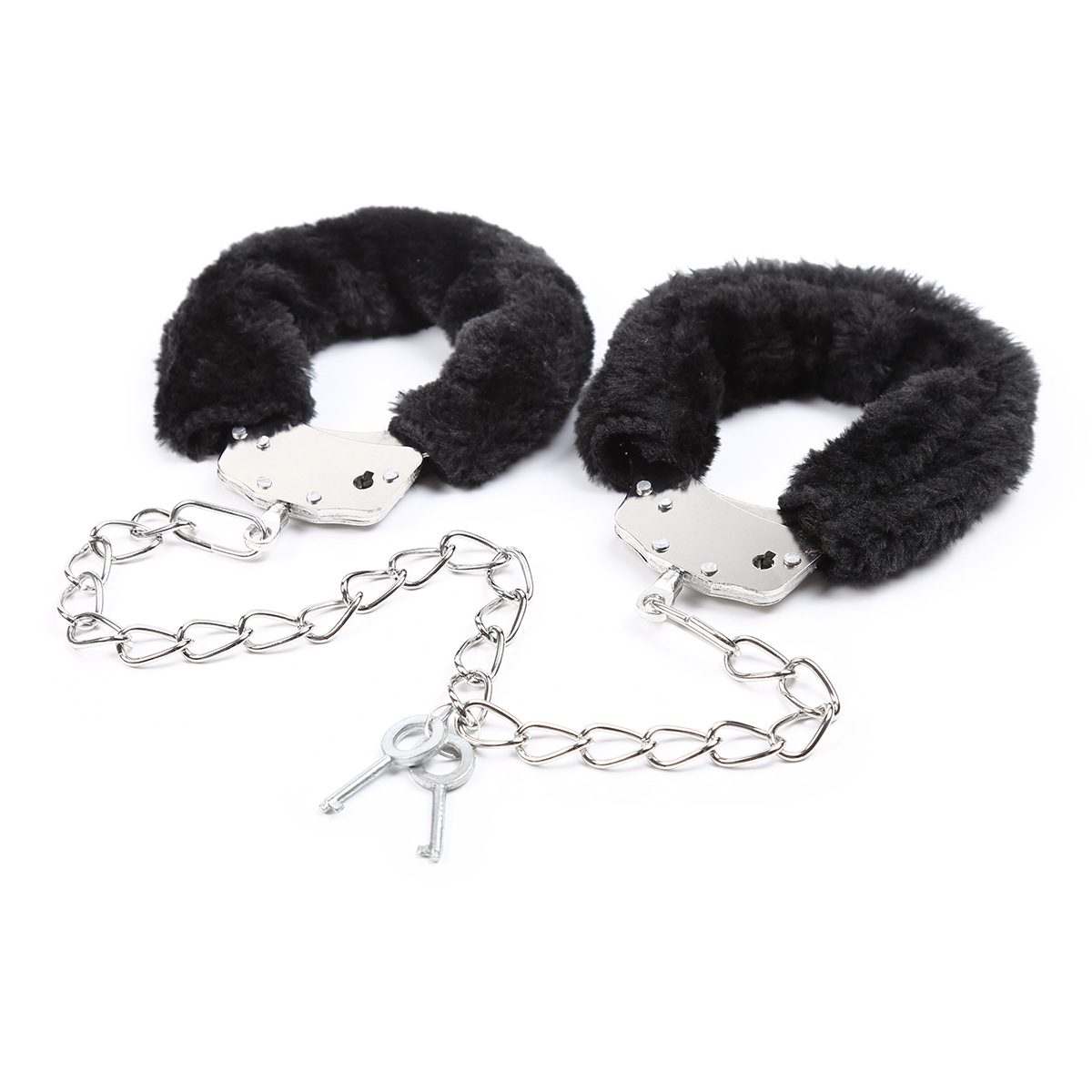 Pieds en peluche noirs