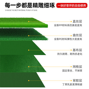 Artificial Grass <b>Mat</b> 2.0m Width 20sqm <b>Roll</b> Easy Installation For Outdoor Garden Balcony Playground School Field Wedding Decor - Product Image 4