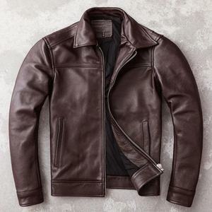 Chaqueta de Cuero y Mezclilla Negra Personalizable para Hombre 2025 |   Ropa Urbana con Cierre de Cremallera Resistente, Venta al por Mayor Directa de Fábrica - Product Image 2