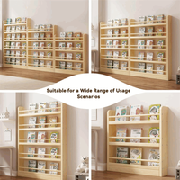 Estantería de Pared de Madera Moderna para Niños y Revistero, Muebles para Oficina en Casa Aptos para Niños Pequeños