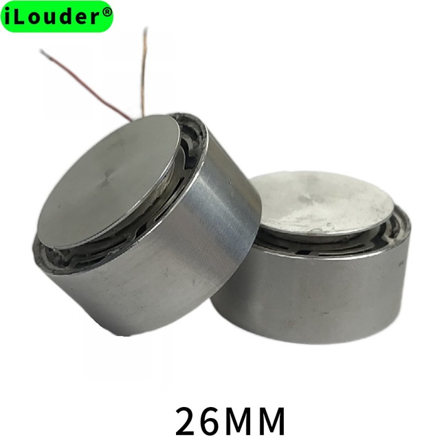 (QY26-Z2) Audio 4 Ohm 8 Ohm 3w 26mm Vibration Speaker 1 Inch Exciter Transducer Speakers