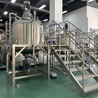 Mélangeur émulsifiant sous vide Offre Spéciale ligne de production de dentifrice mayonnaise faisant la machine homogénéisateur cosmétique
