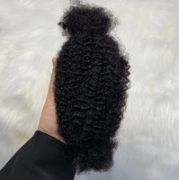 [Jiffy/Hohodreads] Cheveux humains bouclés serrés et crépus en vrac pour la fabrication de dreadlocks, la réparation de locs, la création d'extensions et la réalisation de torsades