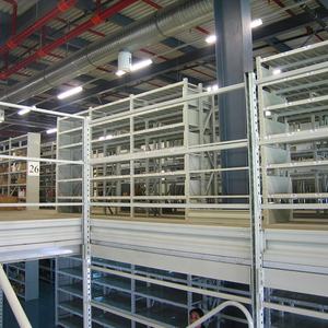 סין ייצור מחסן פלדה תעשייתי אחסון racking נתמך mzzanine עבור ציוד מחסן - Product Image 4