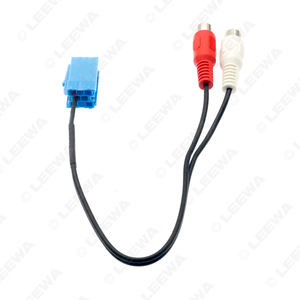 Cabo De Fiação Do Adaptador De Saída De Áudio De 8 pinos Do Carro Para Audi Volkswagen Passat Saída De Vídeo Original De Fábrica <span class=keywords><strong>RCA</strong></span> - Product Image 5