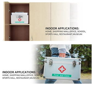 चिकित्सा की आपूर्ति किट आपातकालीन प्राथमिक चिकित्सा किट बॉक्स फार्मेसी के लिए अस्पताल स्कूल - Product Image 4