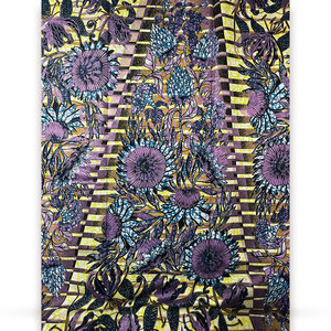 Tela <span class=keywords><strong>de</strong></span> Algodón Batik Africana <span class=keywords><strong>de</strong></span> Alta Calidad <span class=keywords><strong>para</strong></span> Confección <span class=keywords><strong>de</strong></span> Camisas y Bolsos, 6 Yardas - Product Image 6