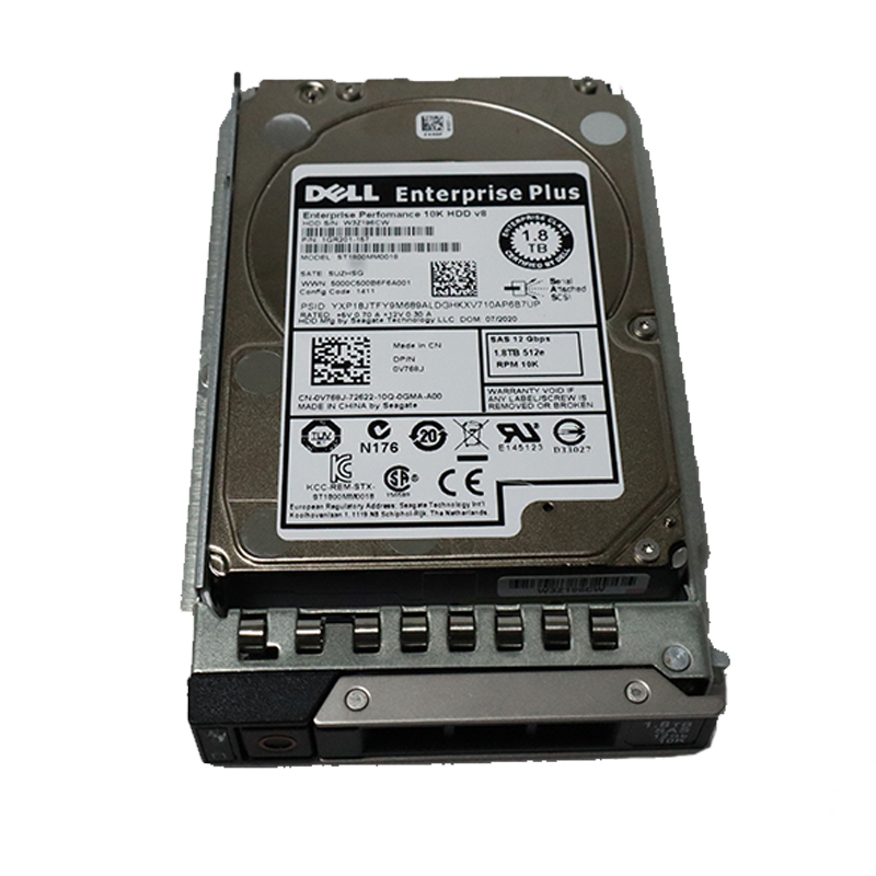 Dells 1.8TB 10K 2.5 SAS Server HDD 1000GB Capacity External <strong>Hard</strong> <strong>Drive</strong> 6GB/s Interface Rate 10000rpm Speed ABS Shell New Product
