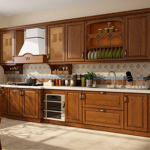 Armarios y armarios de cocina de madera maciza, diseño clásico, tamaño personalizado, muebles de cocina hechos con roble - Product Image 3