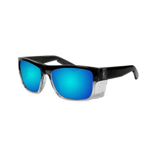 <span class=keywords><strong>LMA</strong></span> sport più venduti ANSI Z87 + tonalità personalizzate di alta qualità rimovibile scudo telaio specchio quadrato blu lenti occhiali da sole di sicurezza - Product Image 4
