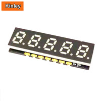 Module d'affichage LED à 7 segments SMD 5 chiffres de 0,20 pouce, texte rouge, indicateur de panneau industriel avec rétroéclairage LED intégré