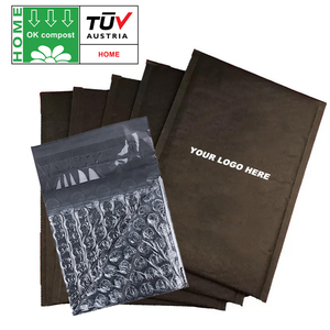 Enveloppes à bulles noires et roses 100 % biodégradables 4*7 6*9 pour expédition, sacs d'emballage rembourrés avec bulles, vente en gros - Product Image 6