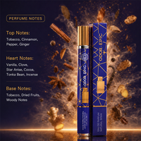 Parfum Oriental de Luxe en Gros 35ml pour Hommes, Spray de Cologne aux Notes de Fruits Séchés et Bois, Format Voyage Portable