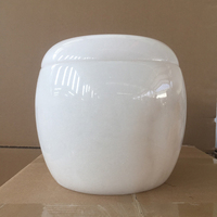 Pierre de marbre naturel, cendres, urnes funérailles, marbre blanc pur, Onyx