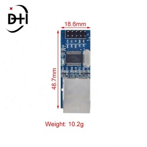 Enc28j60 อีเธอร์เน็ตแลนเน็ตเวิร์คมินิ 51/avr/arm/pic โค้ดสำหรับโมดูลพอร์ตเอสพีไอ ENC28J60 โมดูลอีเธอร์เน็ต - Product Image 4