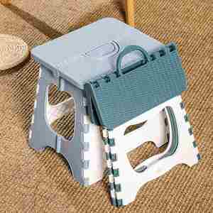 13 Inch Comfortable Non-Slip Plastic Foldable Step <b>Stool</b> for Home Furniture Workshop Farmhouse Multi-Purpose Use - Product Image 4